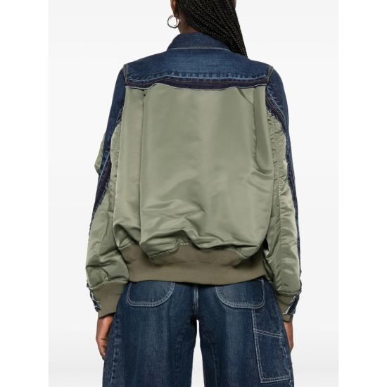 26SS 사카이 데님 자켓 SCW 307 401 BLUE GREEN - SACAI