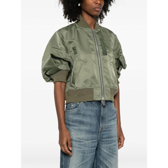26SS 사카이 봄버 자켓 SCW 302 501 GREEN - SACAI