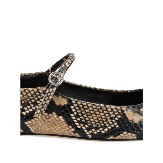 26SS 에이드 플랫 슈즈 UMA FL05480060 HAZEL BROWN BLACK - AEYDE