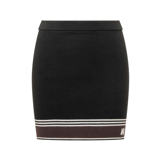 26SS 아미리 숏 스커트 AWBMSK1008 DKSAG BLACK