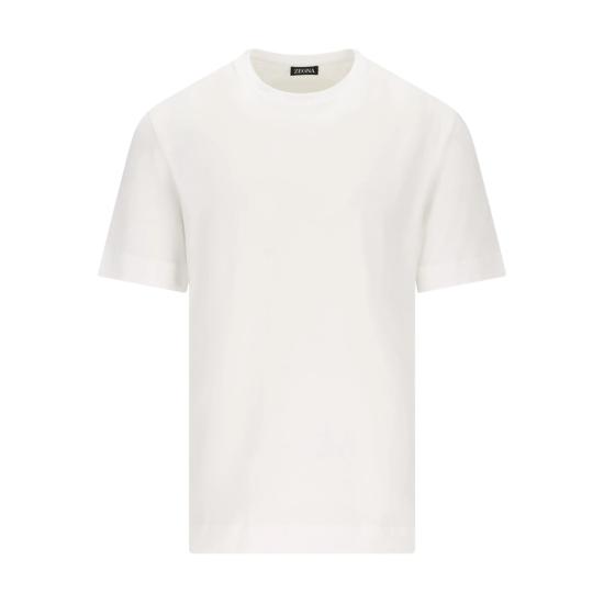 26SS 에르메네질도제냐 반팔 티셔츠 RUH360A3 H765 N00 WHITE - ERMENEGILDO ZEGNA