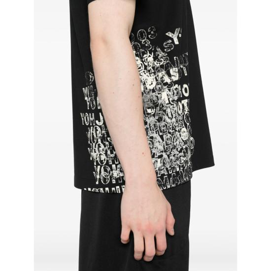 26SS 와이쓰리 반팔 티셔츠 KR2223 BLACK BLACK WHITE - Y-3