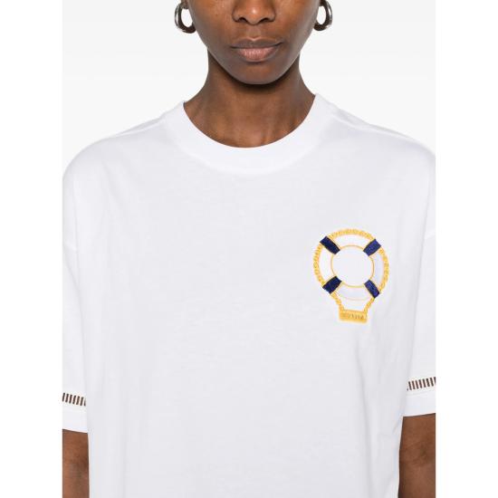 26SS 비베타 반팔 티셔츠 VM1TS0025 PC082 1001 WHITE - VIVETTA