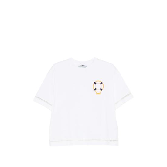 26SS 비베타 반팔 티셔츠 VM1TS0025 PC082 1001 WHITE