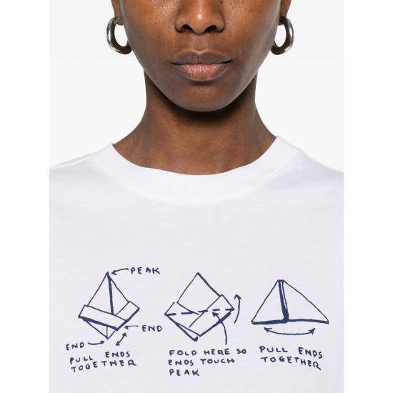 26SS 비베타 반팔 티셔츠 VM1TS0024 PC082 1001 WHITE BLUE - VIVETTA