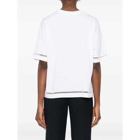 26SS 비베타 반팔 티셔츠 VM1TS0024 PC082 1001 WHITE BLUE - VIVETTA