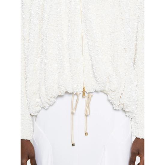 26SS 비베타 봄버 자켓 VM1GB0025 TE106 1081 WHITE - VIVETTA