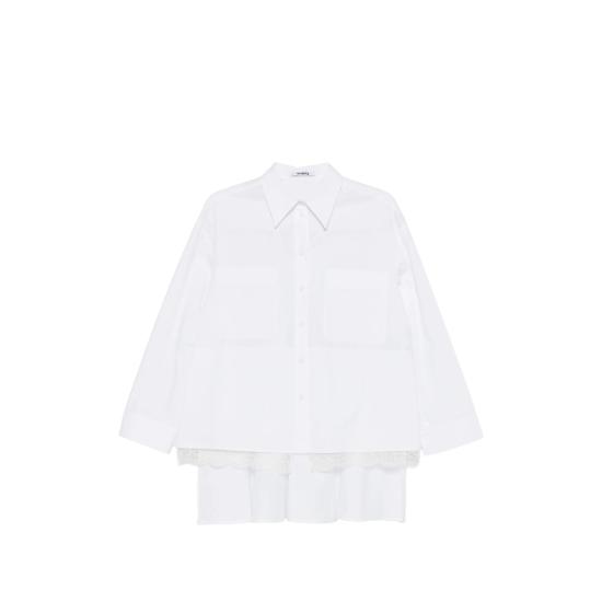 26SS 비베타 셔츠 VM1CM0131 TE092 1001 WHITE