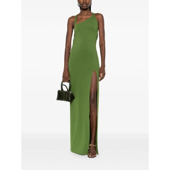 26SS 디 아티코 롱 원피스 260WCW00261 VVP002AA 017 GREEN - THE ATTICO