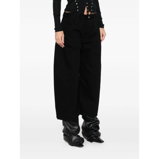 26SS 디 아티코 데님 팬츠 260WCP00293 DDD104AA 100 BLACK - THE ATTICO