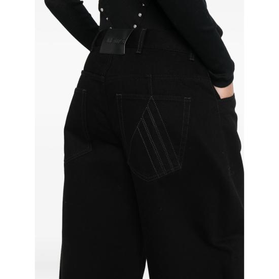 26SS 디 아티코 데님 팬츠 260WCP00293 DDD104AA 100 BLACK - THE ATTICO