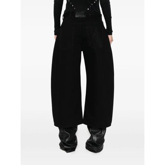 26SS 디 아티코 데님 팬츠 260WCP00293 DDD104AA 100 BLACK - THE ATTICO