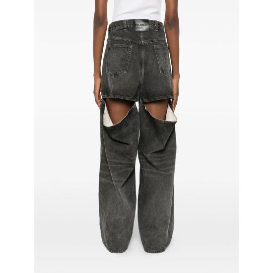 26SS 디 아티코 데님 팬츠 260WCP00277 CCC129WS 414 BLACK - THE ATTICO