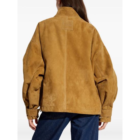 26SS 디 아티코 가죽 자켓 260WCB00106 LBT144AA 296 BROWN - THE ATTICO