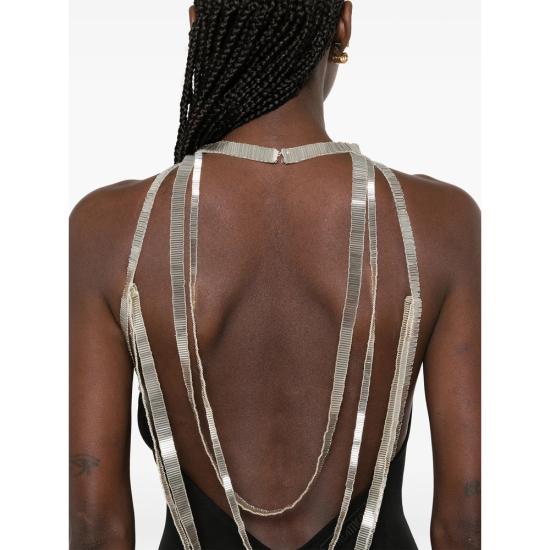 26SS 디 아티코 숏 원피스 260WCA00471 VVP002RA 100 BLACK - THE ATTICO