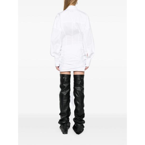 26SS 디 아티코 숏 원피스 260WCA00464 CCE002AA 001 WHITE - THE ATTICO