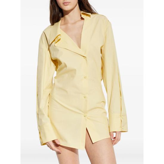 26SS 디 아티코 숏 원피스 260WCA00462 CCC052AA 044 YELLOW - THE ATTICO