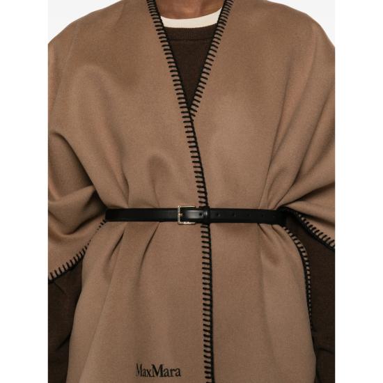 26SS 막스마라 케이프 MXACOLOMBA 700 035 BROWN - MAX MARA