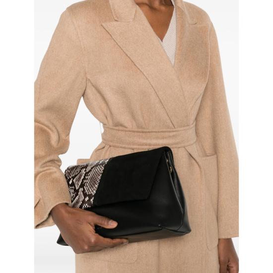 26SS 마누아뜰리에 클러치/파우치 2026128 THE FOLD B BLKWH BLACK - MANU ATELIER