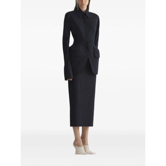 26SS 뮈글러 스커트 JU0584 M705 BLACK - MUGLER