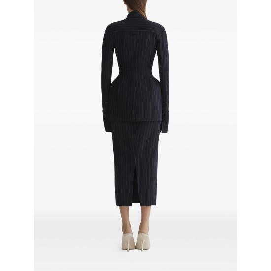 26SS 뮈글러 스커트 JU0584 M705 BLACK - MUGLER