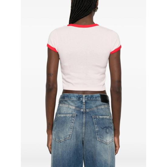 26SS 겐조 반팔 티셔츠 FG52TS0124SK 34 PINK RED - KENZO