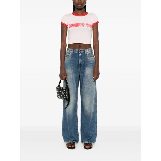 26SS 겐조 반팔 티셔츠 FG52TS0124SK 34 PINK RED - KENZO