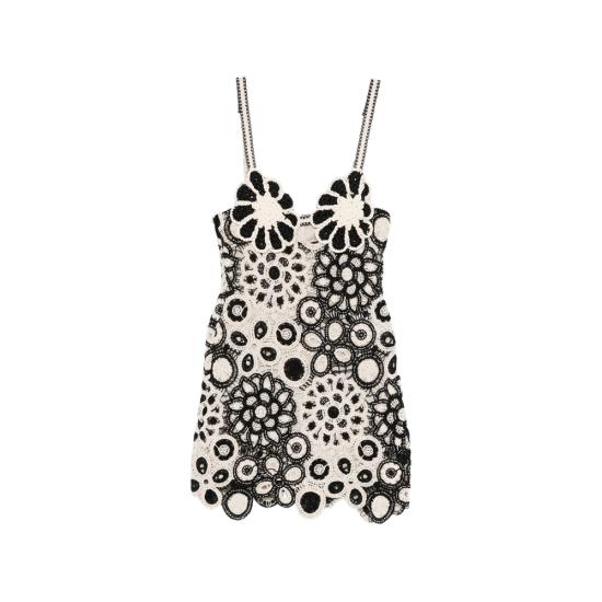 26SS 팻보 숏 원피스 VEC32568 BLKWH WHITE BLACK