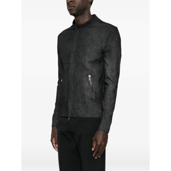 26SS 조르지오 브라토 가죽 자켓 GU26S9486BISSN NERO BLACK - GIORGIO BRATO