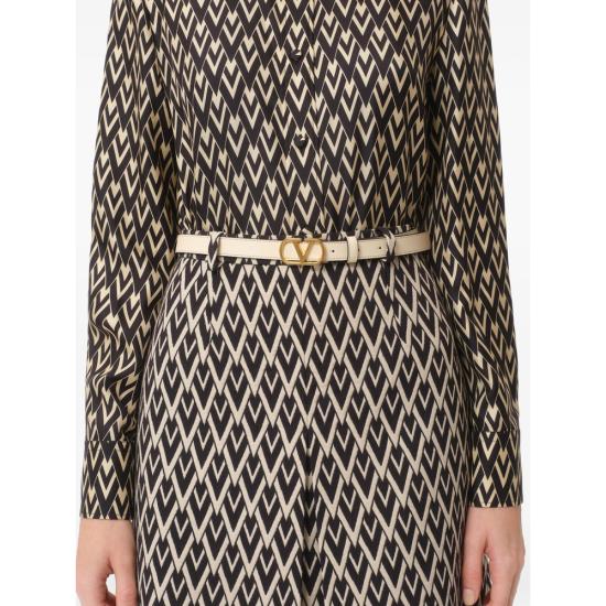 26SS 발렌티노 가라바니 레귤러 벨트 8W2T0SM7IYR REN NEUTRALS BLACK - VALENTINO GARAVANI