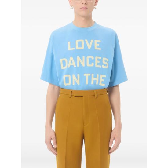 26SS 발렌티노 가라바니 반팔 티셔츠 8V3MG17UBBA BLM BLUE - VALENTINO GARAVANI