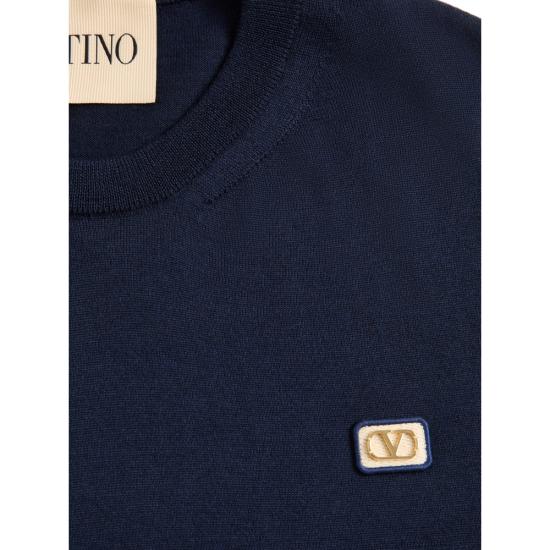 26SS 발렌티노 가라바니 반팔 티셔츠 8V3KCE60BCJ 598 BLUE - VALENTINO GARAVANI
