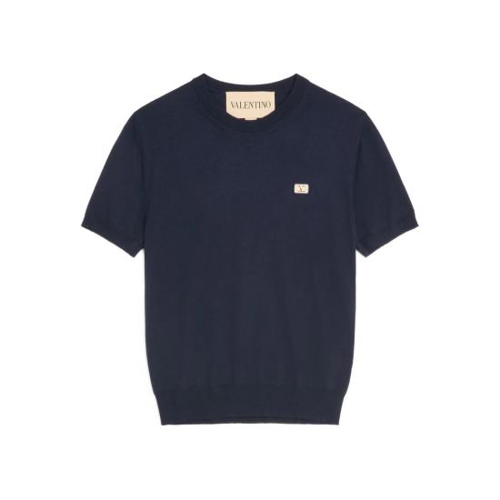 26SS 발렌티노 가라바니 반팔 티셔츠 8V3KCE60BCJ 598 BLUE