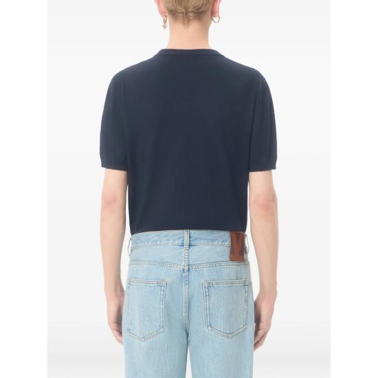 26SS 발렌티노 가라바니 반팔 티셔츠 8V3KCE60BCJ 598 BLUE - VALENTINO GARAVANI