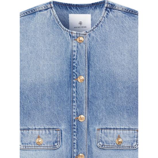 26SS 애니빙 데님 자켓 A 01 11565 WHD33 BLUE - ANINE BING