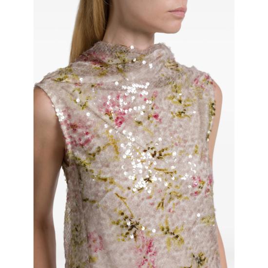 26SS 알베르타 페레티 민소매 티셔츠 1646 A0230 888 NEUTRALS PINK - ALBERTA FERRETTI