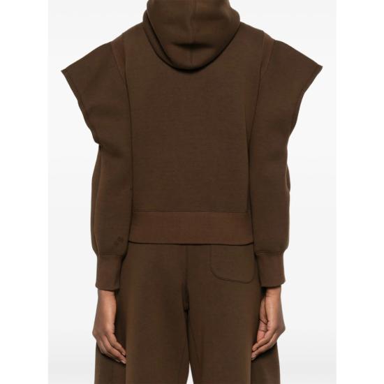 26SS 사카이 후드 티셔츠 26 08345 601 BROWN - SACAI