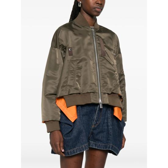 26SS 사카이 봄버 자켓 26 08304 531 GREEN ORANGE - SACAI