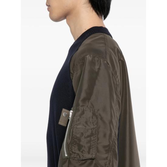 26SS 사카이 스웨터 26 03941M 233 BLACK GREEN - SACAI