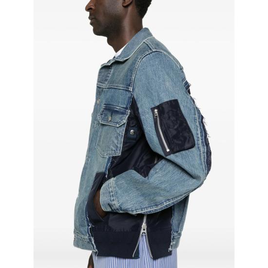 26SS 사카이 데님 자켓 SCM 303 451 BLUE BLACK - SACAI