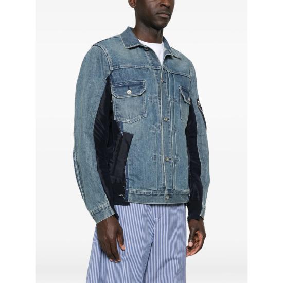 26SS 사카이 데님 자켓 SCM 303 451 BLUE BLACK - SACAI