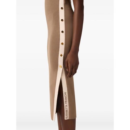 26SS 엘리자베타프랜치 미디 원피스 AM03S61E2 727 NEUTRALS - ELISABETTA FRANCHI