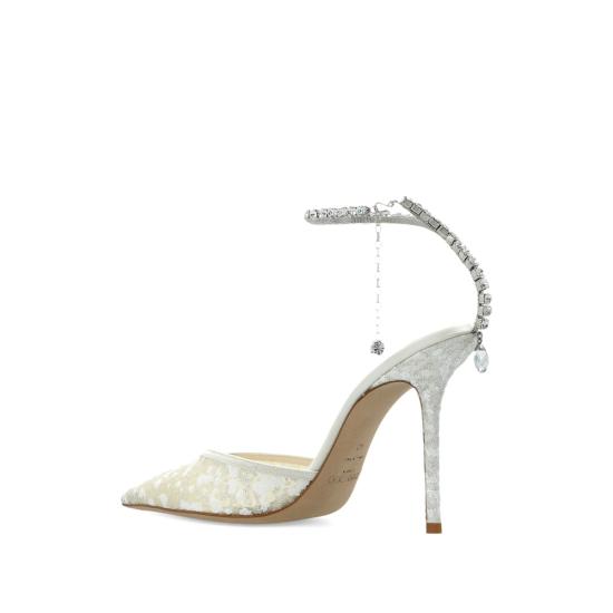 26SS 지미추 부츠 SAEDA 100 GBG SIWCR WHITE - JIMMY CHOO