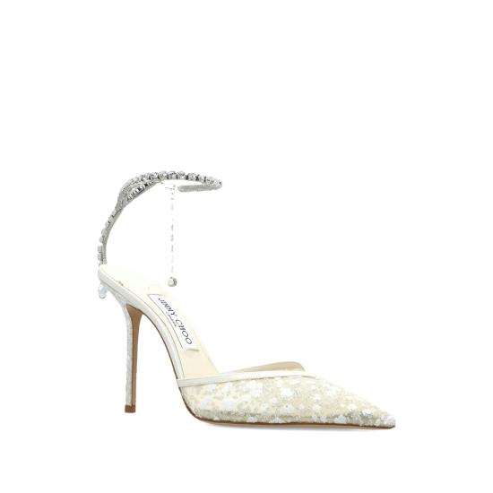 26SS 지미추 부츠 SAEDA 100 GBG SIWCR WHITE - JIMMY CHOO