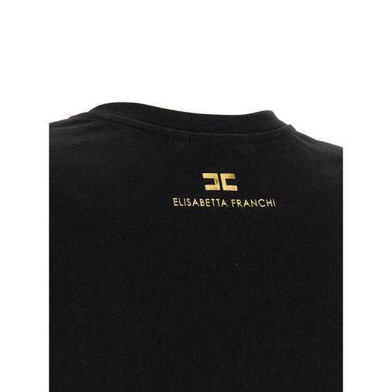 26SS 엘리자베타프랜치 민소매 티셔츠 MA01161E2 110 BLACK - ELISABETTA FRANCHI