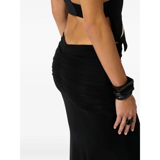 26SS 엘리자베타프랜치 롱 원피스 GO16261E2 110 BLACK - ELISABETTA FRANCHI