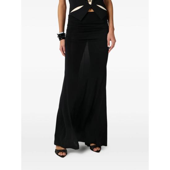 26SS 엘리자베타프랜치 롱 원피스 GO16261E2 110 BLACK - ELISABETTA FRANCHI