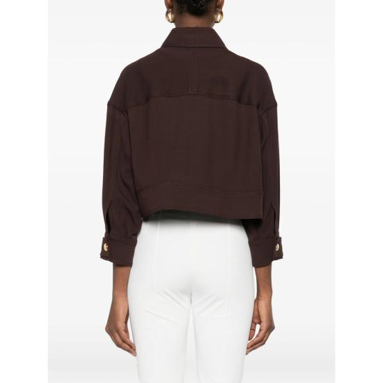 26SS 엘리자베타프랜치 자켓 GB00561E2 644 BROWN - ELISABETTA FRANCHI