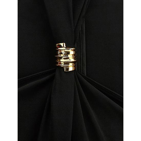 26SS 엘리자베타프랜치 민소매 티셔츠 BO01761E2 110 BLACK - ELISABETTA FRANCHI