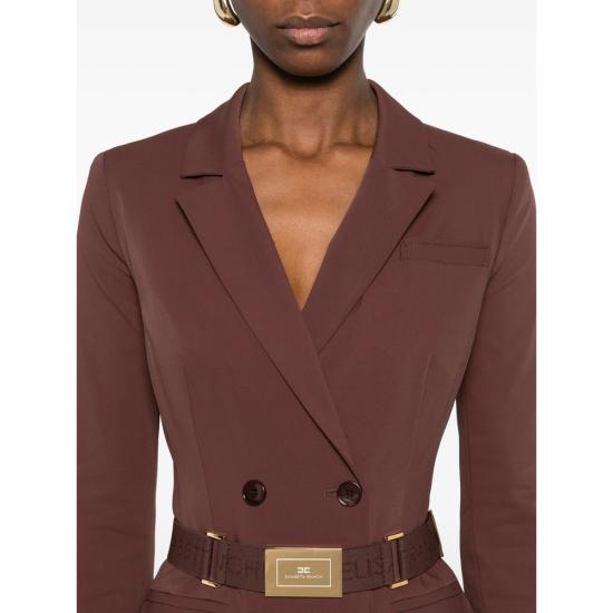 26SS 엘리자베타프랜치 미디 원피스 AB91961E2 644 BROWN - ELISABETTA FRANCHI